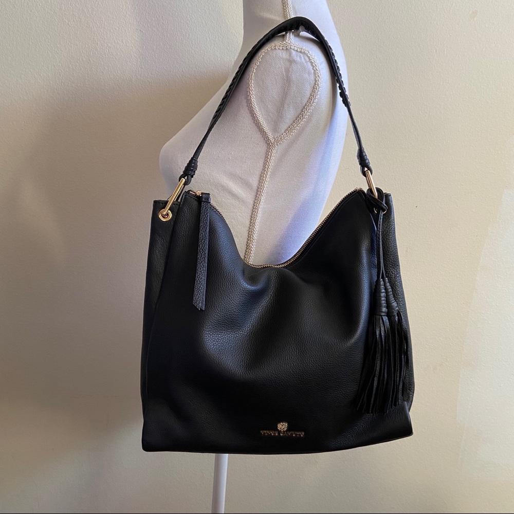 🆓📦 Vince Camuto Cecil Leather Shoulder Bag